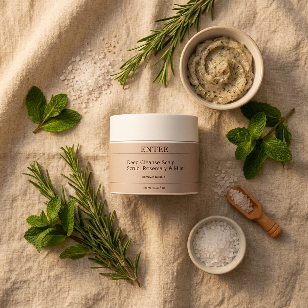 Deep Cleanse Scalp Scrub, Rosemary & Mint