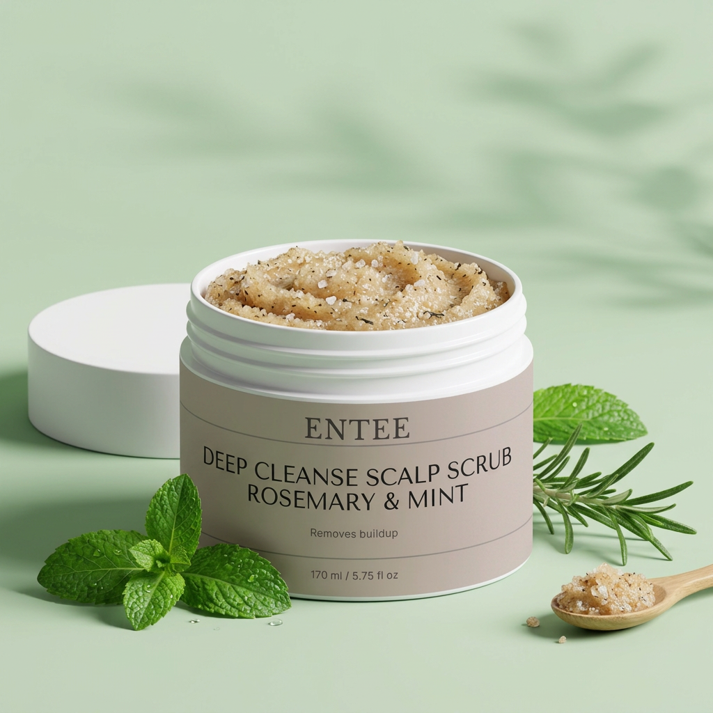 Deep Cleanse Scalp Scrub, Rosemary & Mint